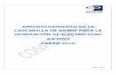 APROVECHAMIENTO DE LA CASCARILLA DE ARROZ PARA LA ...constructorapacifico.cl/sites/default/files/PROYECTO TIPICO CASCARILLA... · Tomando en cuenta estos antecedentes y considerando