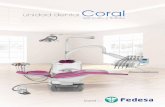 unidad dental Coral...ción con función Endo, limpiador de ultrasonidos con luz led y lámpara de iluminación tipo led. Todos los parámetros del micromotor y del limpiador están