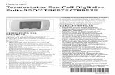 62-0278S—15 - Termostatos Fan Coil Digitales SuitePRO ... · Manual/ Automático Sensor Remoto Luz de Fondo Sensor de Tubob b El sensor de tubo es necesa rio para el cambio automático