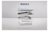 AIRE ACONDICIONADO · La avanzada tecnología de los equipos de aire acondicionado BAXI permite optimizar su funcionamiento para conseguir mayores niveles de confort y eficiencia