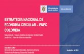 ESTRATEGIA NACIONAL DE ECONOMÍA CIRCULAR ENEC … · 2020-01-14 · aprovechamiento de envases y empaques, como procesos de eco-etiquetado, código de colores para separación en