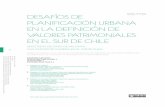 DESAFÍOS DE Aceptado: 14-11-2019 PLANIFICACIÓN URBANA EN ... · desafÍos de planificaciÓn urbana en la definiciÓn de valores patrimoniales en el sur de chile un estudio de caso