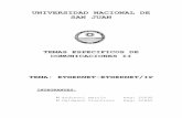 UNIVERSIDAD NACIONAL DE SAN JUAN - Monografias.com · 2010-01-08 · estándar TIA/EIA 568-A standard. Las categorías 5e, 6, & 7 también han sido propuestos para soportar velocidades