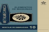 ELEMENTOS DE MAQUINAS by Sistema Biblioteca...Este tipo de embrague es de los más sencillos. Consta de un plato de fricción 2, colocado entre dos platos de metal 1. Cuando el embrague