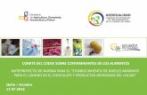 COMITÉ DEL CODEX SOBRE CONTAMINANTES DE LOS ALIMENTOS · 2017-05-20 · comitÉ del codex sobre contaminantes de los alimentos anteproyecto de norma para el “establecimiento de
