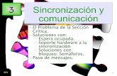 Sincronización y Comunicaciónlsi.ugr.es/jagomez/sisopi_archivos/3Sincronizacion.pdf · 2008-09-30 · ejecución del mismo programa con los mismos datos produce los mismos resultados.