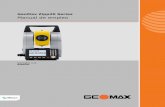GeoMax Zipp20 Series Manual de empleo...ATENCIÓN Durante el transporte, el envío o la eliminación de baterí as existe el riesgo de incendio en caso de que la batería se vea expuesta