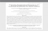 Evaluación del potencial antibacterial in vitro de Croton ... · herbarios, investigación y evaluación de la inocui-dad y la eficacia, metodología de la investigación y evaluación