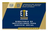 Directorio ETE SS 4 marzo 2020 (1) · sosa benitez registro_ssadmin@fca.unam.mx 56228362 av 2019-5/55-3107 gestiÓn para el desarrollo de actividades culturales, audiovisuales y de