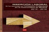 CONSEJERÍA DE ECONOMÍA, EMPLEO Y · Inserción laboral de los egresados en Formación Profesional en la Comunidad de Madrid 2015-2016 3 /76 Consejería de Economía, Empleo y Hacienda