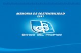 BANCO DEL PACÍFICO - MEMORIA DE SOSTENIBILIDAD 2011 · Seguridad Bancaria, Riesgos, Salud y Seguridad Ocupacional, Coordinación y Control de Subsidiarias, Administración de Procesos,