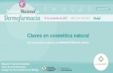 Claves en cosmética natural · 2017-11-28 · Natural Cream Base (AAAF0004) The Cosmetic Company Ltd 14.52% Natural 6.19% Derived natural 79.02% Water Natural Cosmetics. PRODUCTOS