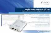 Registrador de datos PT-104 - Pico Technology(PRT). Los dos estándares habituales en el sector (PT100 y PT1000) son compatibles. ... marcar ese punto con una nota de texto. Vista