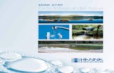 EDAR · ETAP Ciclo Integral del Agua · EDAR · ETAP · Asistencia técnica telefónica · Revisión y regeneración de electrodos · Mantenimientos preventivos · Reparaciones en