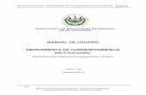 Manual de Usuario –Herramienta de Correspondencia ...gestiondocumental.rree.gob.sv/manual.pdf · Orfeo”, desarrollado por la Superintendencia de Servicios Públicos de Ecuador.