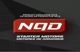 PRODUCT CATALOGUE 2018 CATALOGO DE PRODUCTOS 2018 … · nqd starter motors motores de arranque product catalogue 2018 catalogo de productos 2018