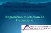 NegociaciónySelecciónde* Proveedoresbiamericas.com/presentaciones/2013/001-Compras-y... · 2013-03-08 · integración(con(proveedores(como(socios(estratégicos(resulta ... Inteligencia