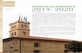 OFERTA ACADÉMICA 2019-2020 · ESTU D IO S D E OFERTA ACADÉMICA 2019-2020 coie@uniovi.es La Universidad de Oviedo es una universidad pública que cuenta con más de cuatrocientos
