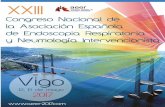 Bienvenida - Neumosur · Bienvenida Queridos compañeros y amigos: Este año corresponde por primera vez a nuestro equipo organizar el congreso de la Asociación Española de Endoscopia