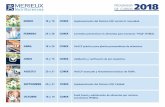 Merieux calendario cursos 2018 editable · AGOSTO 29 a 31 CDMX HACCP avanzado y lineamientos básicos de FSMA. OCTUBRE 18 y 19 CDMX JUNIO 14 y 15 CDMX Validación y veri˜cación
