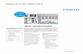 Sistema de mando modular CPX-E · El potente sistema de automatización para fábricas y procesos con certificaciones NE21 específicas: concebido como control maestro EtherCAT y