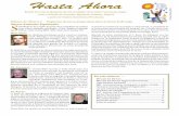 Hasta Ahora - Saint Margaret of Cortona · Volumen 21, Número 1 Agosto 2017 Pagina 3 Mensaje del Director Regional de Formación ¡Queridos hermanos y hermanas! ¡Paz de Cristo!