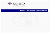Paquetería contable - UNID · 2014-05-07 · La paquetería contable proporcionada por la empresa de Contpaq nos brinda una serie de módulos que de manera independiente trabajan
