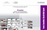 Ciclo Escolar 2016–2017 Guía de conocimientos Docente ...servicioprofesionaldocente.sep.gob.mx/portal... · nares: Matemáticas, Ciencias experimentales, Humanidades, Ciencias