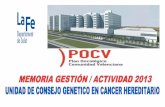 Programa de Consejo Genético en Cáncer de la Comunidad0570c19d... · 2018-10-18 · Programa de Consejo Genético en Cáncer de la Comunidad Valenciana • Orden del 3 de marzo