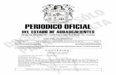 Periodico Oficial Num. 07, 28 Diciembre 2010 - Ed ...aguascalientes.gob.mx/seguot/prod/pdf/LEYORGANICAADMONPUBLICA.pdfMEDIO DE DIFUSION DEL GOBIERNO CONSTITUCIONAL DEL ESTADO Registro