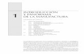INTRODUCCIÓN Y PANORAMA DE LA MANUFACTURAgeolay.cl/pce/proc-ind/CAPITULO-01-FUNDAMENTOS-MANUFACTURA.pdf · fuerte de manufactura (o tener recursos naturales significativos) si ha