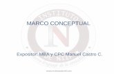 MARCO CONCEPTUAL - Amazon S3Conceptual+NIC1+y+2.pdf · Este Marco Conceptual establece conceptos relacionados con la preparación y presentación de los estados financieros para usuarios