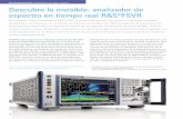NOVEDADES 202/10; Descubre lo invisible: analizador de ... · FIG. 1 El analizador de espectro en tiempo real R&S®FSVR está disponi-ble en cuatro modelos de hasta 7 GHz, 13 GHz