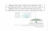Programa de control de alérgenos y sustancias que provocan ...coli.usal.es/web/Guias/pdf/plan_control_alergenos_andalucia2018.pdf · Programa de control de alérgenos y sustancias