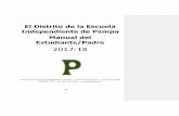 El Distrito de la Escuela Independiente de Pampa Manual ... Spanish Student... · Manual del Estudiante/Padre 2017-18 El Distrito de la Escuela Independiente de Pampa • 1233 N.