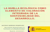 LA HUELLA ECOLÓGICA COMO ELEMENTO DE VALORACIÓN … ecológica-1.pdf · la huella ecolÓgica como elemento de valoraciÓn integrada de la sostenibilidad del desarrollo. antonio