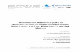 Análisis de vulnerabilidad hídrica al cambio climático ...elaguaenlapaz.mx/wp-content/uploads/2018/02/Modelacion-de-flujo-La-Paz... · Modelación numérica para la determinación