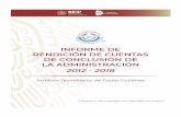 Instituto Tecnológico de Tuxtla Gutiérrez · Conclusión de la Administración 2012 - 2018 !!!!! Rendición de Cuentas 2012-2018 del Instituto Tecnológico de Tuxtla Gutiérrez