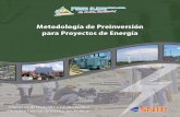 Metodología de Preinversión para Proyectos de Energía · 2012-12-14 · Presentación La Dirección General de Inversiones Públicas (DGIP), del Ministerio de Hacienda y Crédito