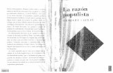 a razon ulista - Proletarios · 2018-11-24 · traducción de soledad lacuu ernesto laclau la razÓn populista d fonoo de cultura economica mexico -argentina-brasil-chile-colombia-espana