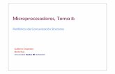 Microprocesadores, Tema 8ocw.uc3m.es/cursos-archivados/sistemas-digitales... · Microprocesadores, Tema 8: Periféricos de Comunicación Síncronos Guillermo Carpintero Marta Ruiz