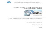 Reporte de Aceptación de Certificado Tipo...Unidad Administrativa Especial de Aeronautica Civil REPORTE DE ACEPTACIÓN DE CERTIFICADO DE TIPO (Type Certificate Acceptance Report)