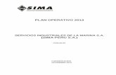 PLAN OPERATIVO 2013 - SIMA Peru · Indicadores del Proyecto Plan Operativo 201 3 8 4. Presentación Plan Operativo al FONAFE. (Formulario 1P). 26 . Plan Operativo SIMA-PERU S.A. -