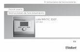 calorMATIC 350f · Para el usuario Instrucciones de funcionamiento calorMATIC 350f VRT 350f ES Instrucciones de funcionamiento