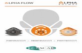 NUEVAS MASCARILLAS ALPHA FLOW - Dacar Comercial · 2018-07-11 · de aceite / agua. Ejemplos de aplicaciones: La gama Alpha Flow ha sido diseñada para mejorar el confort y el rendimiento,