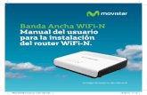 Banda Ancha WiFi-N Manual del usuario para la …...1 Banda Ancha WiFi-N Manual del usuario para la instalación del router WiFi-N. La imagen del equipo es sólo referencial MOV 53198-2