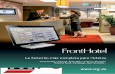 La Solución más completa para HotelesSoftware para la gestión de Hoteles FrontHotel PMS Gestión integral Booking, Planning y Reservas • Disponibilidad en tiempo real por hotel,