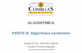 ALGORITMICA PARTE II: Algoritmos existentes 3... · 2019-10-01 · 5 ESCUELA TÉCNICA SUPERIOR DE INGENIERÍA Algoritmos de ordenación externa (I) • La información a ordenar no