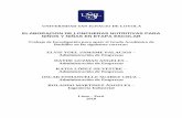 Elaboración de loncheras nutritivas para niños y niñas en etapa …repositorio.usil.edu.pe/bitstream/USIL/3794/3/2018... · 2019-03-11 · UNIVERSIDAD SAN IGNACIO DE LOYOLA ELABORACION