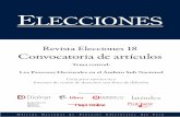 Tema central: Los Procesos Electorales en el Ámbito Sub ... · El 7 de octubre se celebran en Perú las Elecciones Regionales y Municipales 2018, durante este proceso, la ciudadanía